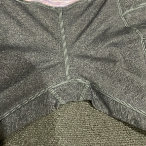 COPY - Ivivva Gray Crops size 12 with pink and purple waistband - Picture 3 of 13